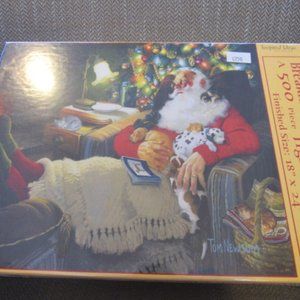 NIB breakfast for santa 500 piece jigsaw puzzle